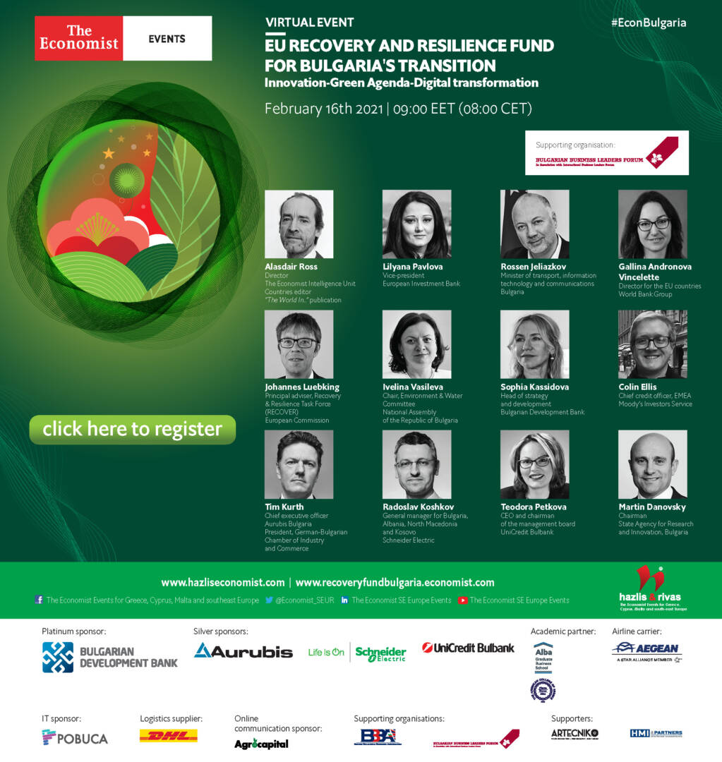 EU Recovery and Resilience fund for Bulgaria’s transition